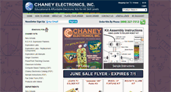 Desktop Screenshot of electronickitsbychaneyelectronics.com